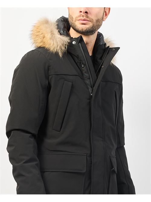 Parka homme Yes Zee avec capuche fourrure YES ZEE | O800-NU000801